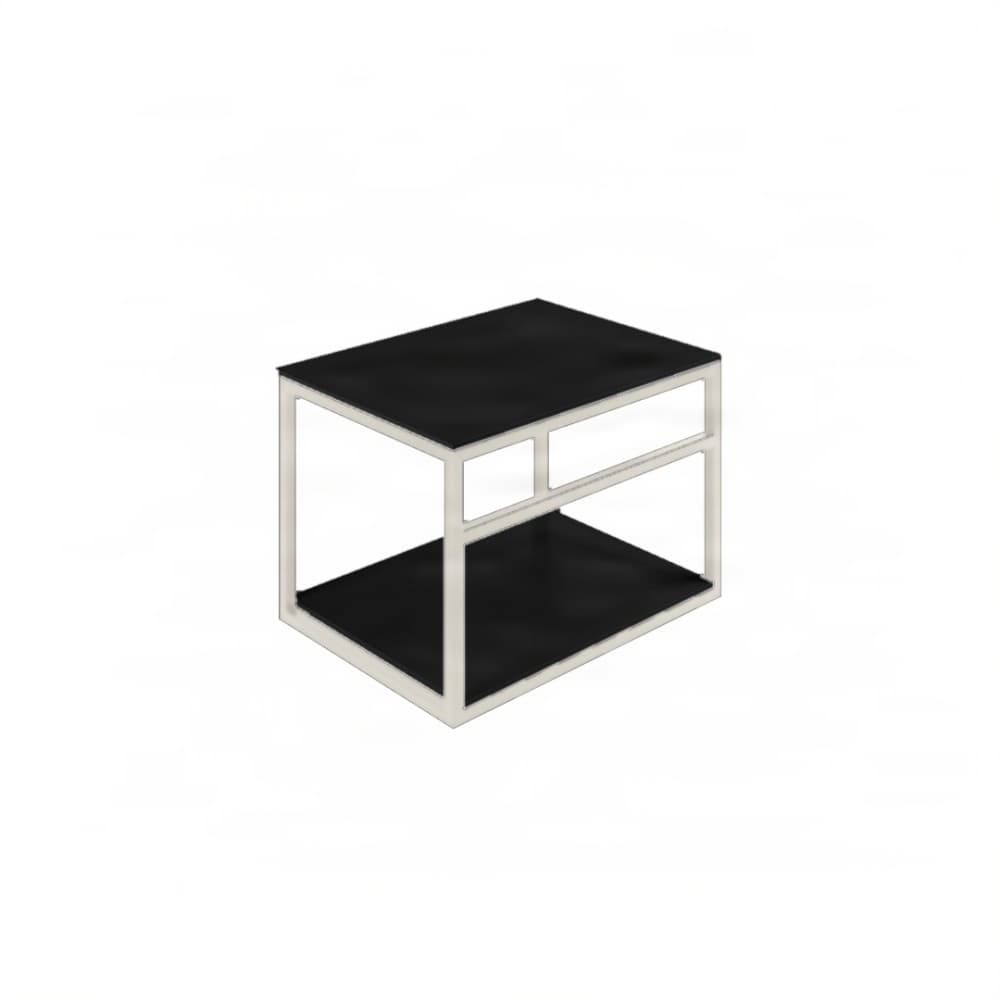 Βάση Νιπτήρα Project Mirrors Base B Ματ Λευκό με Μαύρο Πάγκο 60x43cm