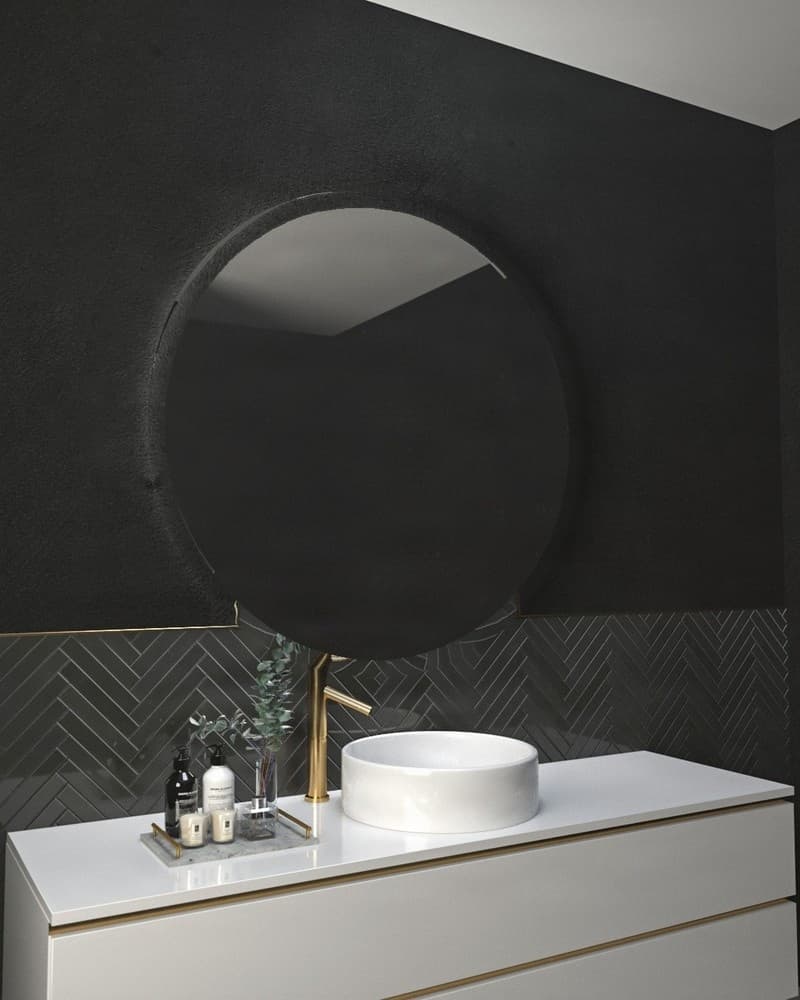 Καθρέπτης μπάνιου Project Mirrors Circle Bizoute Φ60cm
