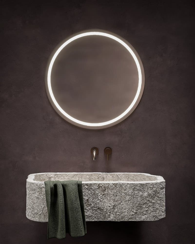 Καθρέπτης μπάνιου με Led Project Mirrors Circle Mat Φ60cm