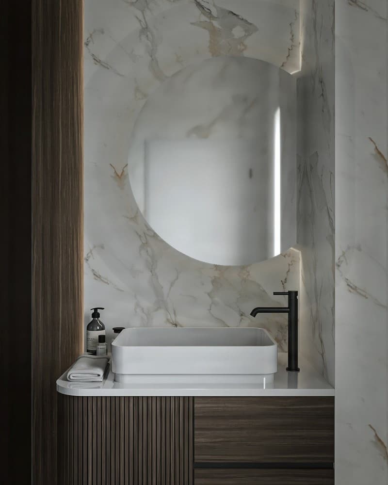 Καθρέπτης μπάνιου Project Mirrors Cropped Φ100cm