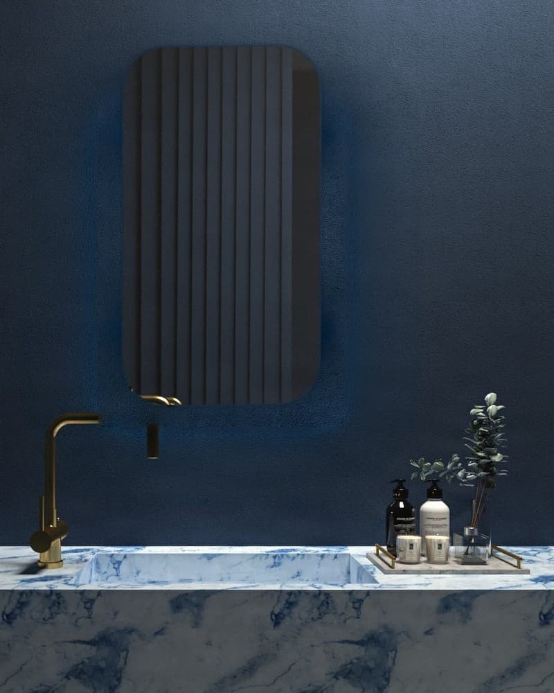 Καθρέπτης μπάνιου Project Mirrors Curved 50x90cm