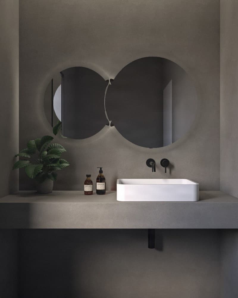 Καθρέπτης μπάνιου Project Mirrors Double Eye 90x60cm