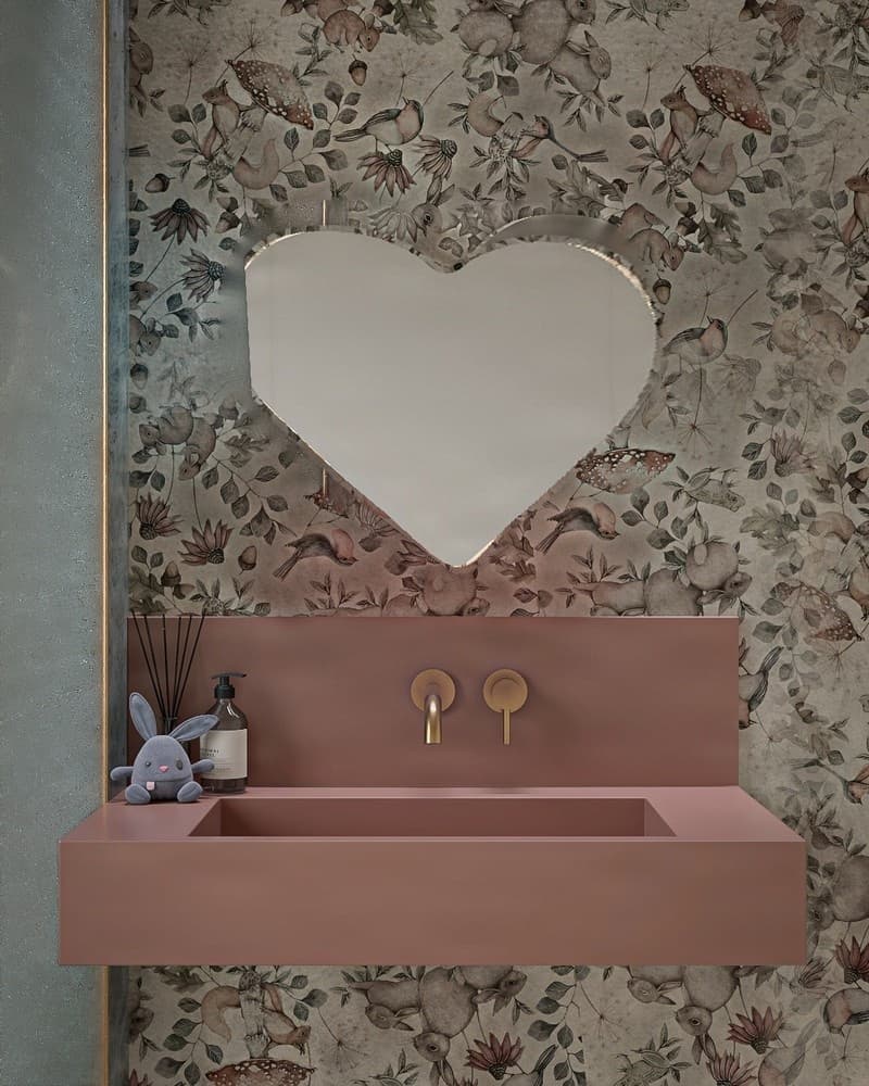 Παιδικός Καθρέπτης Project Mirrors Heart 65x55cm