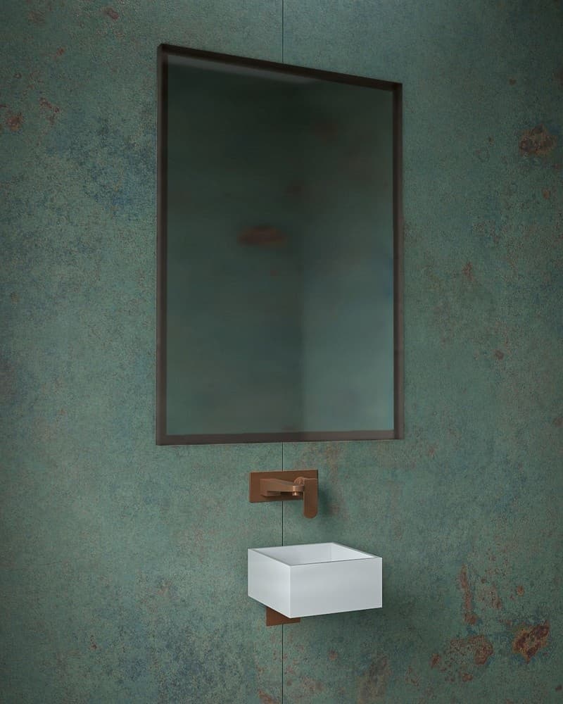 Καθρέπτης μπάνιου Project Mirrors Iron Square Γραφίτης 70x100cm