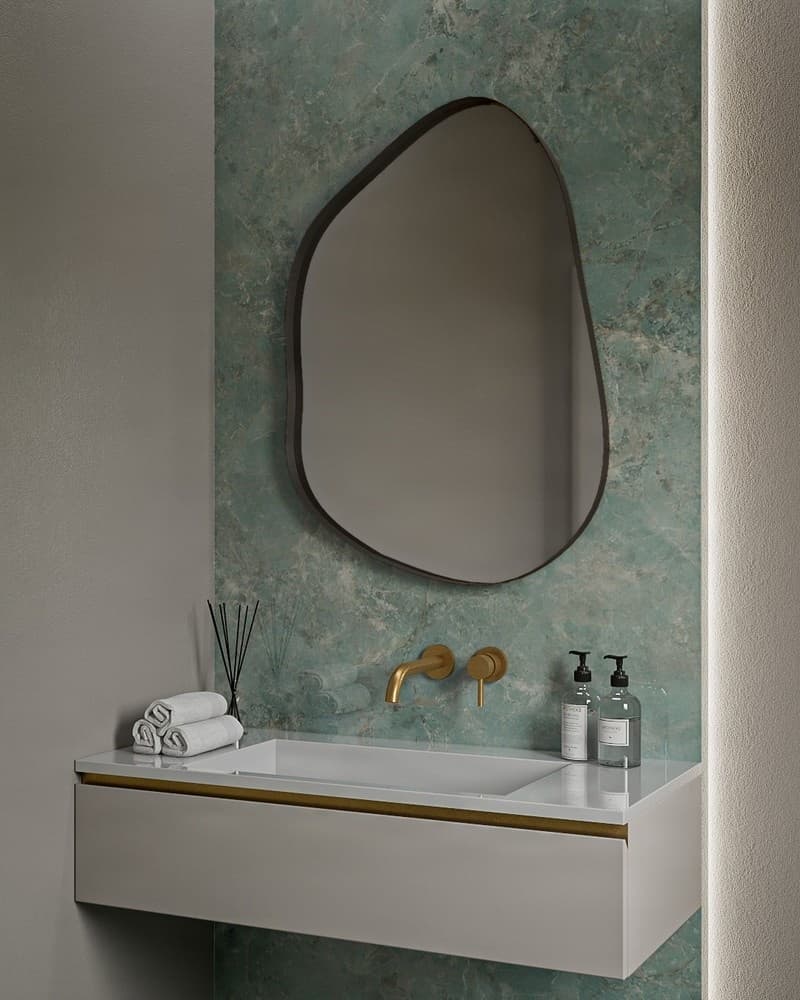 Καθρέπτης μπάνιου Project Mirrors Iron Uovo Γραφίτης 65x90cm