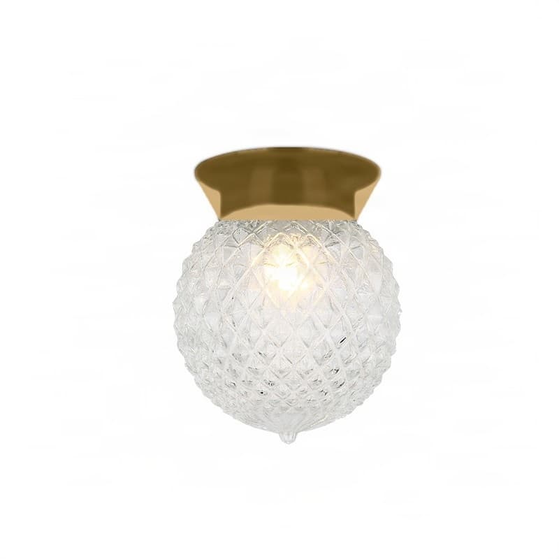 Φωτιστικό Τοίχου Project Mirrors Capri Crystal Ματ Μπρονζέ Φ15x17cm