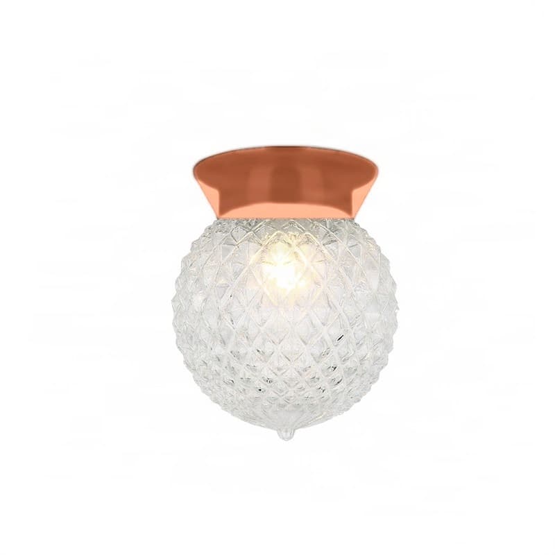 Φωτιστικό Τοίχου Project Mirrors Capri Crystal Ματ Χαλκός Φ15x17cm