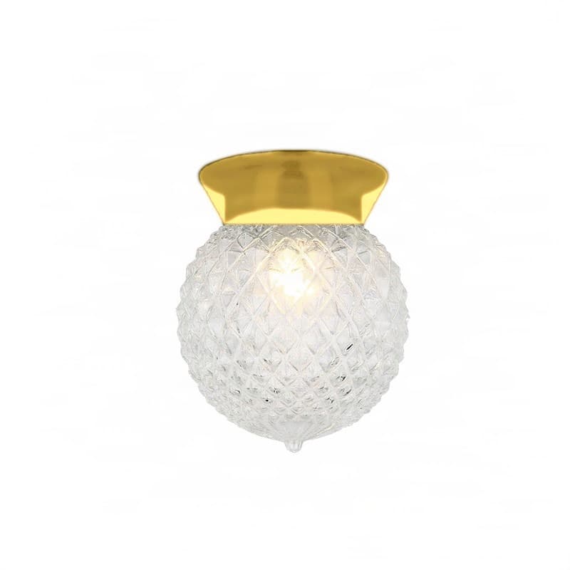 Φωτιστικό Τοίχου Project Mirrors Capri Crystal Ματ Χρυσό Φ15x17cm
