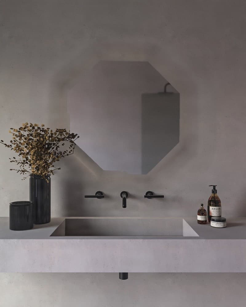Καθρέπτης μπάνιου Project Mirrors Octagon 70x70cm
