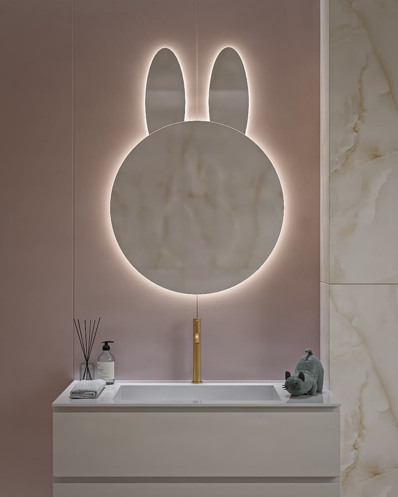 Παιδικός Καθρέπτης με Led Project Mirrors Rabbit 70x100cm