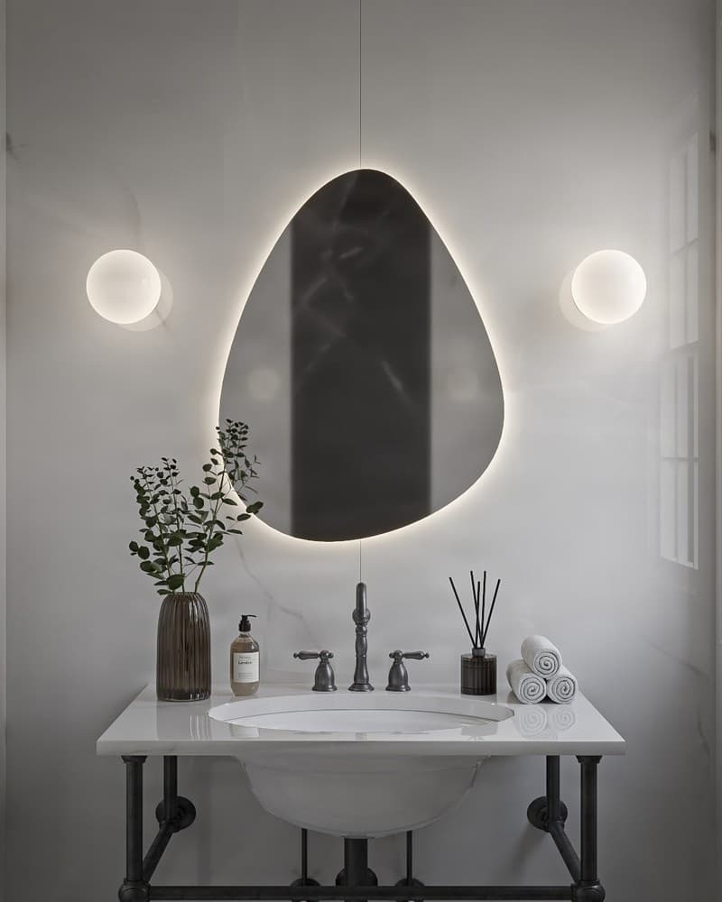Καθρέπτης μπάνιου με Led Project Mirrors Rock 60x80cm
