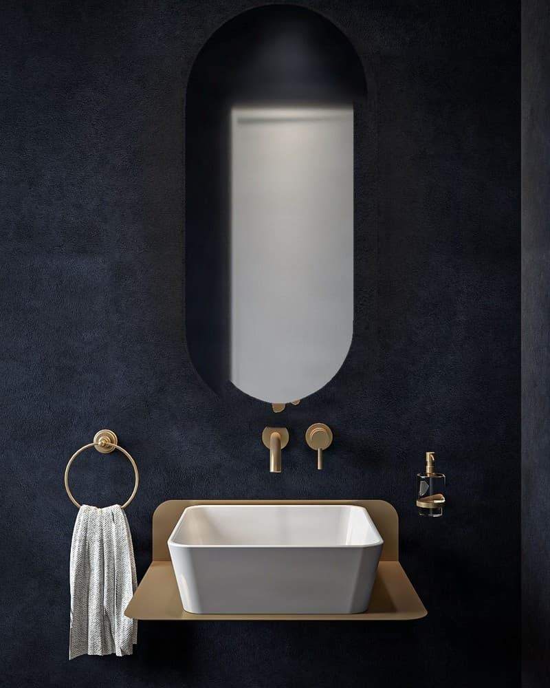 Καθρέπτης μπάνιου Project Mirrors Semi Oval 45x100cm