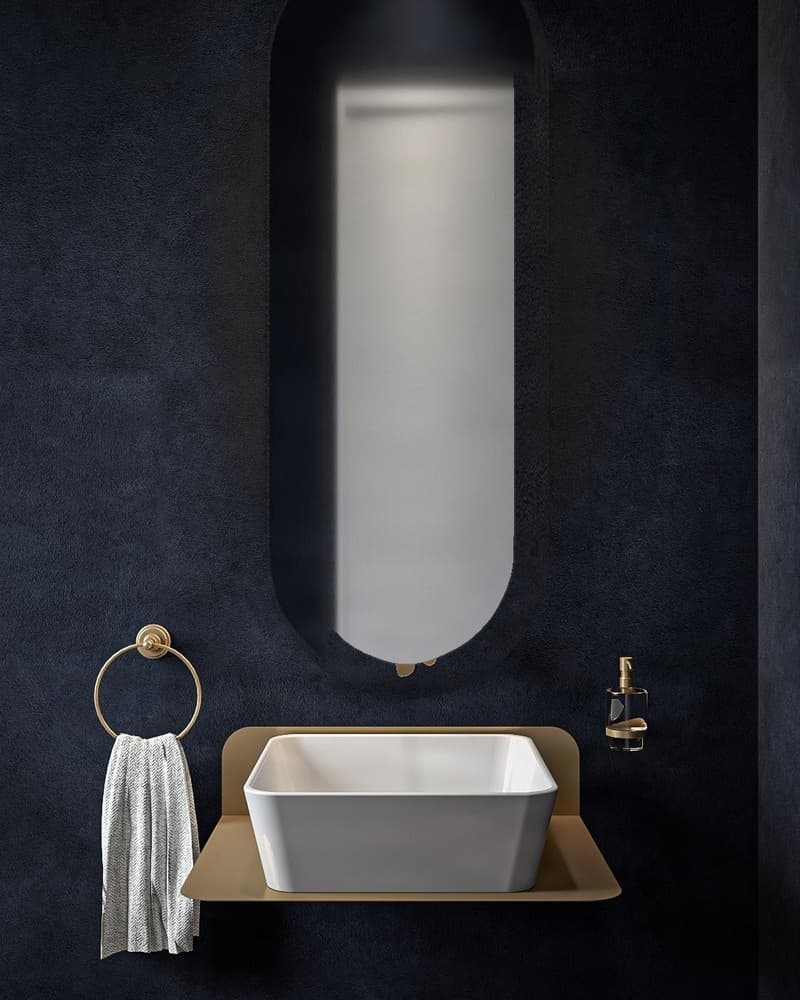 Καθρέπτης μπάνιου Project Mirrors Semi Oval 45x125cm