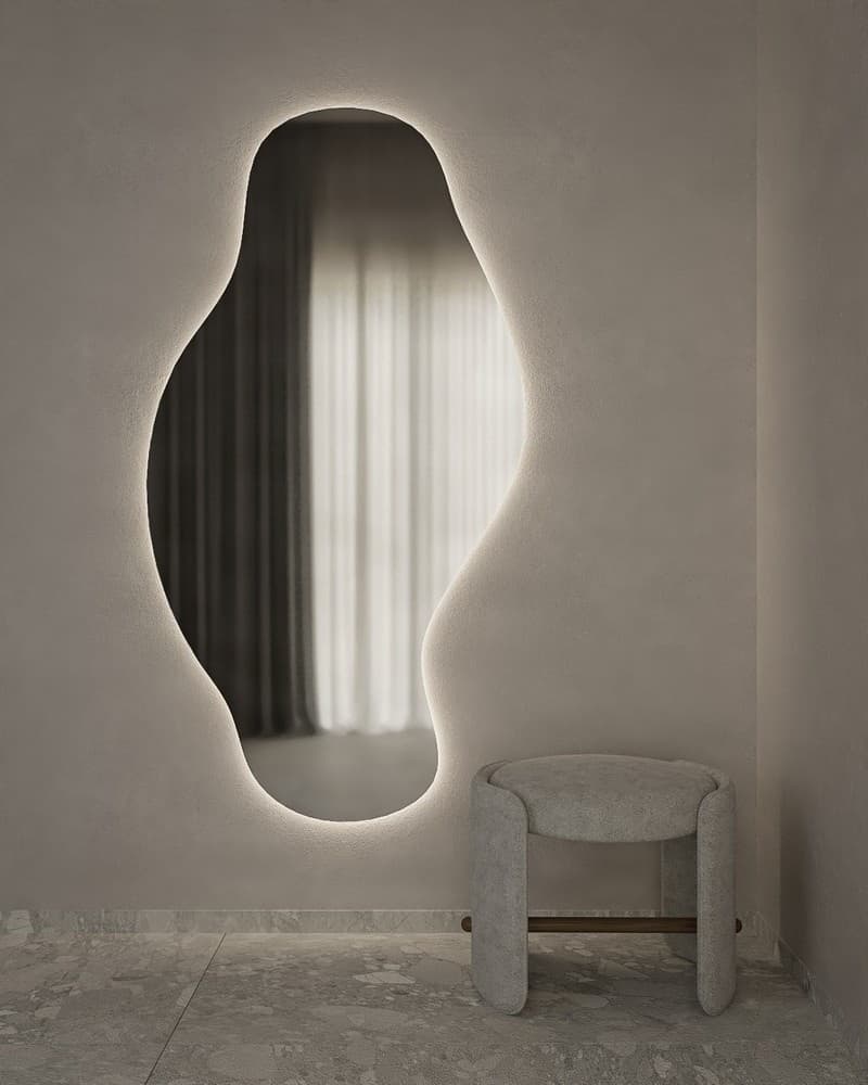 Καθρέπτης Επιδαπέδιος με Led Project Mirrors Shape 85x160cm