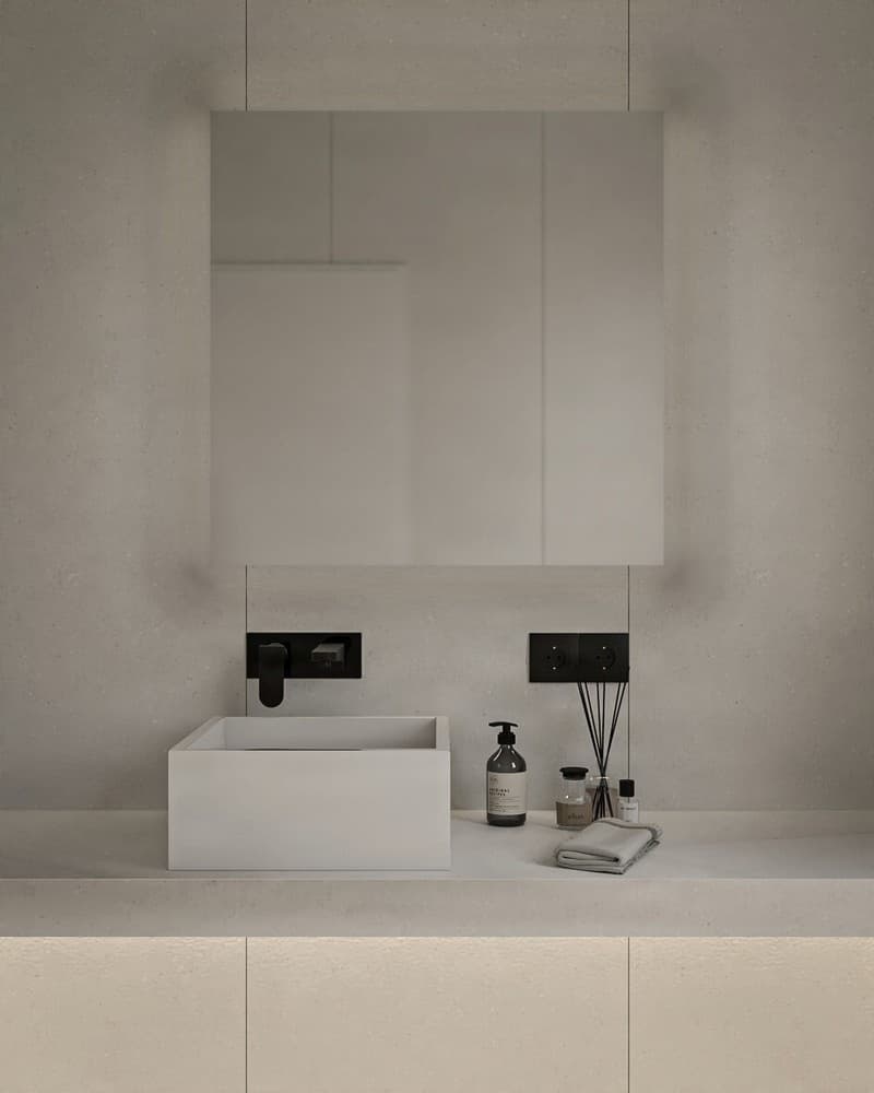 Καθρέπτης μπάνιου Project Mirrors Square 100x100cm