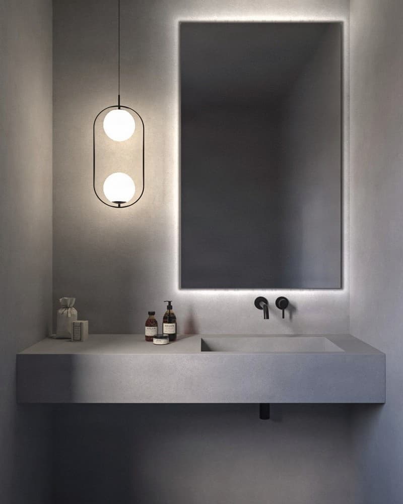 Καθρέπτης μπάνιου με Led Project Mirrors Square 60x100cm