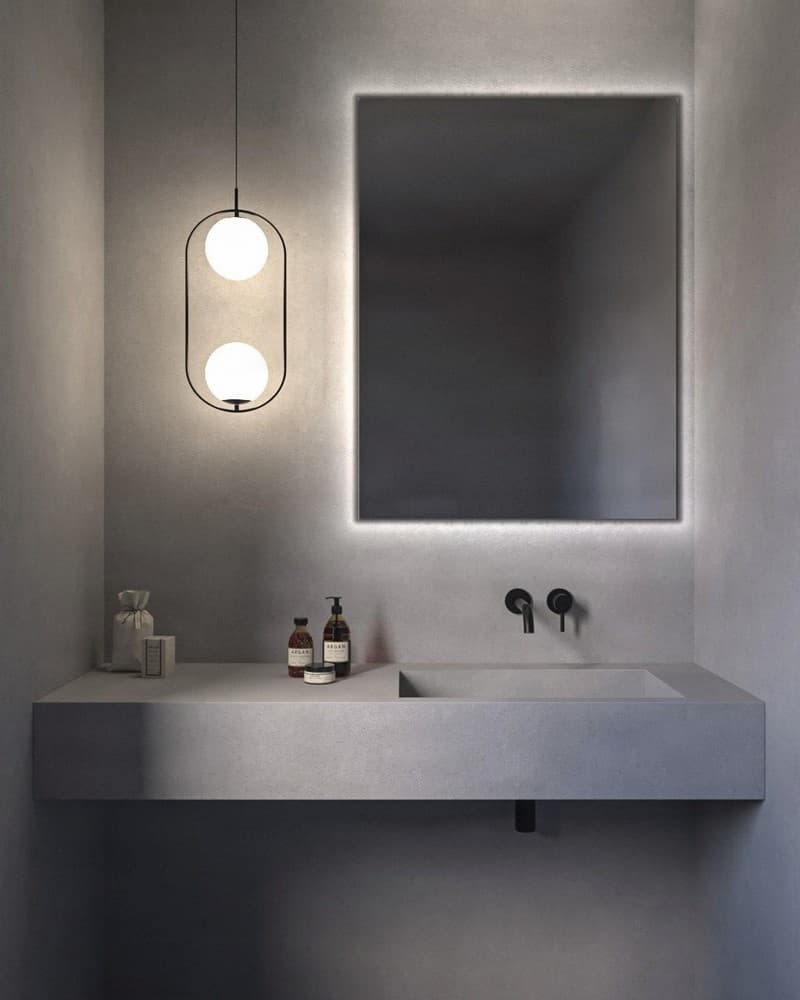 Καθρέπτης μπάνιου με Led Project Mirrors Square 60x80cm