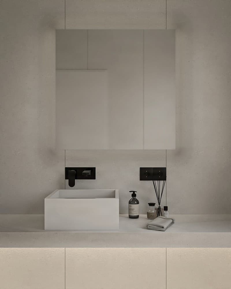 Καθρέπτης μπάνιου Project Mirrors Square 80x80cm