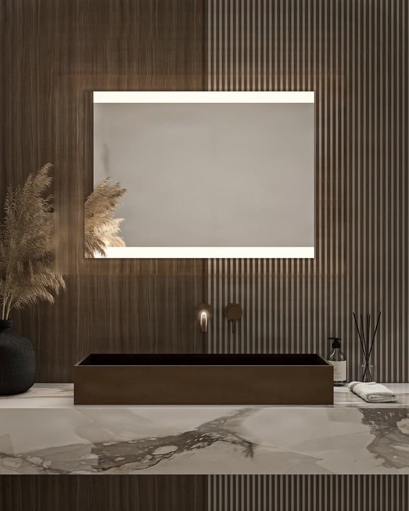Καθρέπτης μπάνιου με Led Project Mirrors Square Mat 60x80cm