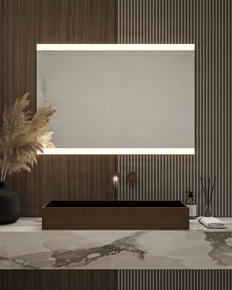 Καθρέπτης μπάνιου με Led Project Mirrors Square Mat 70x100cm