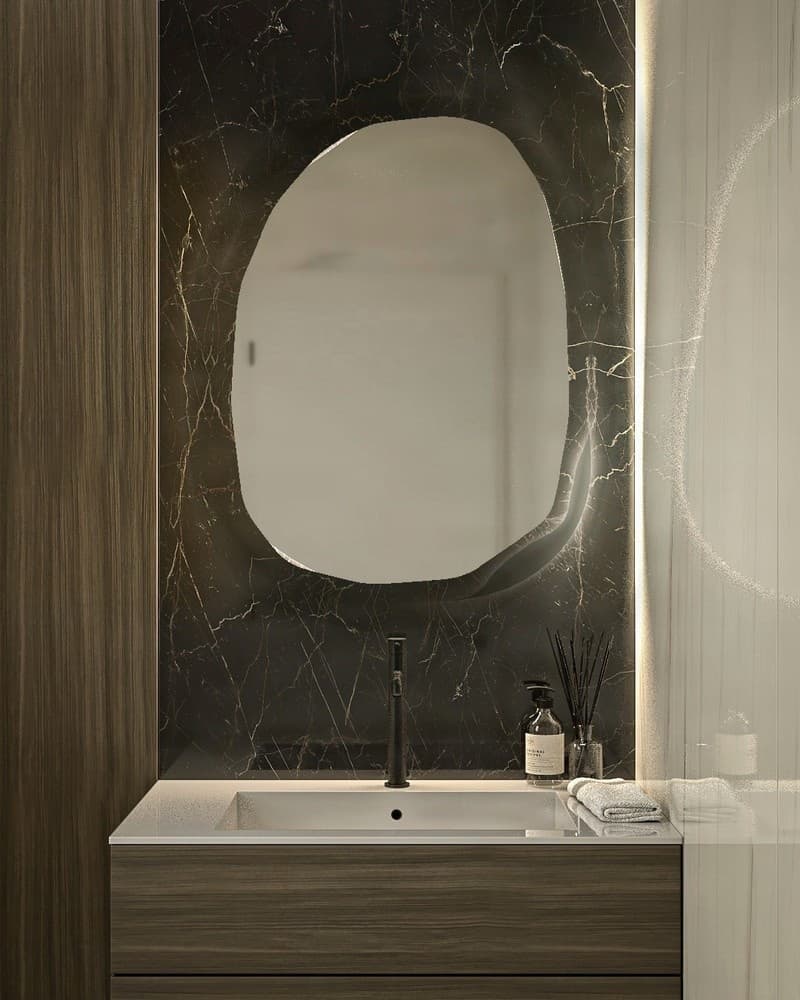 Καθρέπτης μπάνιου Project Mirrors Uovo 65x90cm