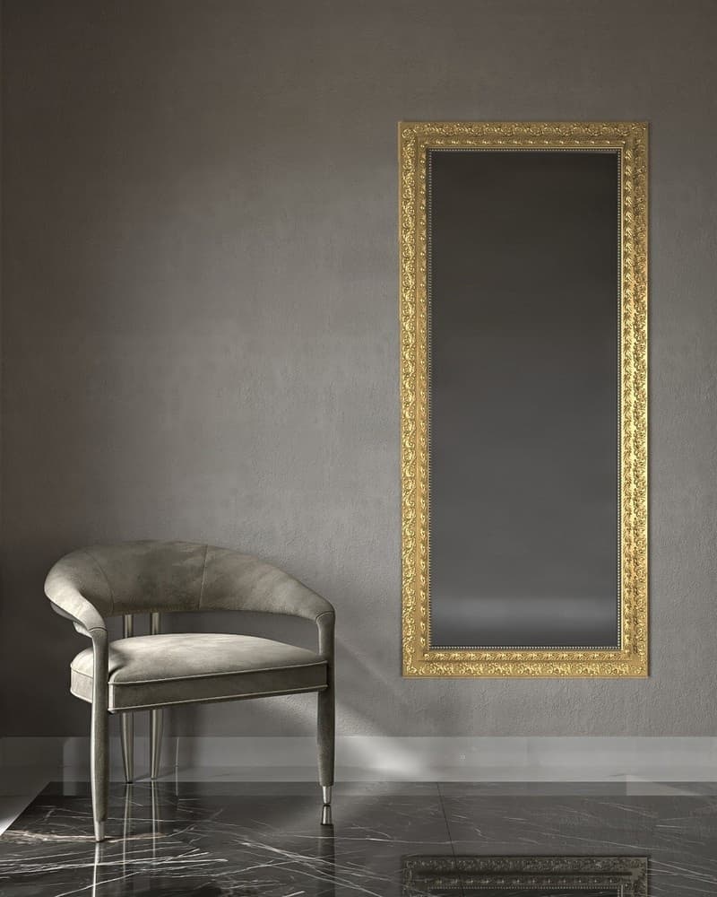 Καθρέπτης Επιδαπέδιος Project Mirrors Wood Antique Χρυσό 80x180cm