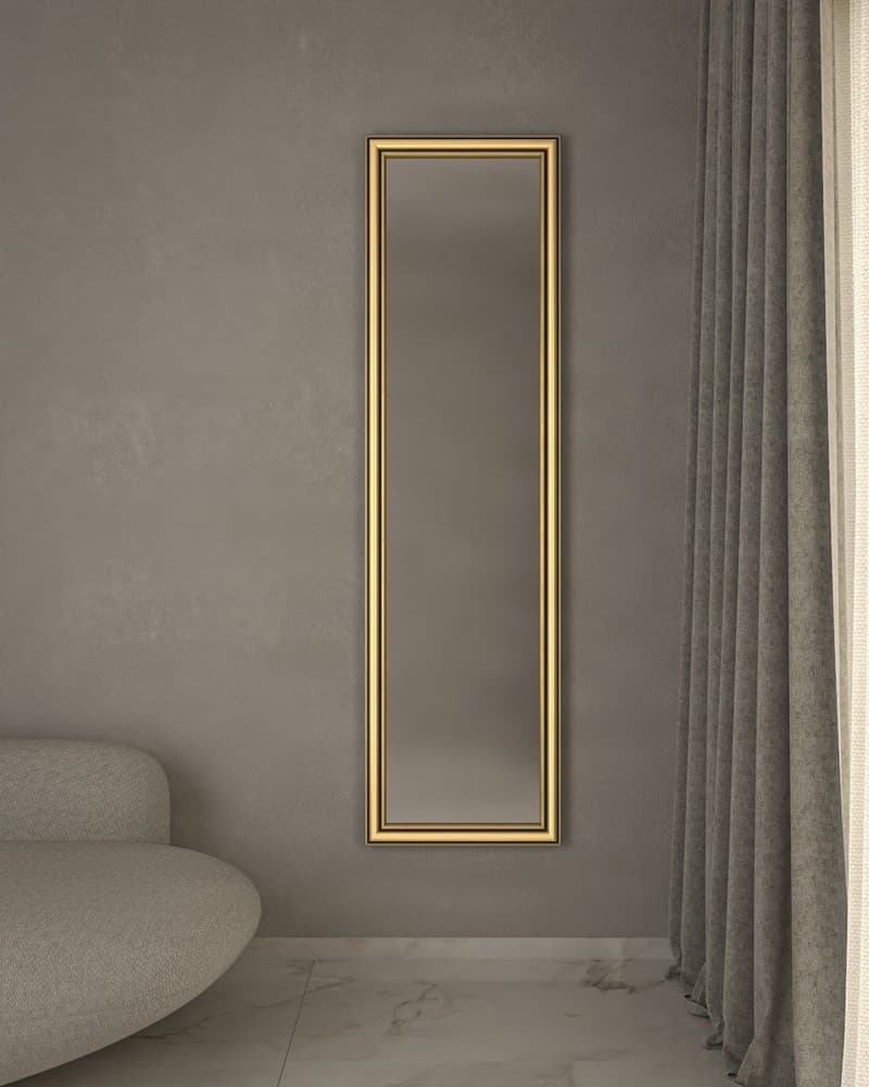 Καθρέπτης Επιδαπέδιος Project Mirrors Wood Classic Χρυσό 50x180cm