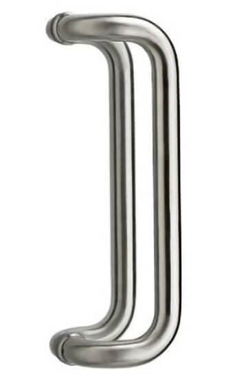 Λαβές Εξώθυρας Convex 929 Σατινέ Inox Ολικό Μήκος 400mm Φ32mm