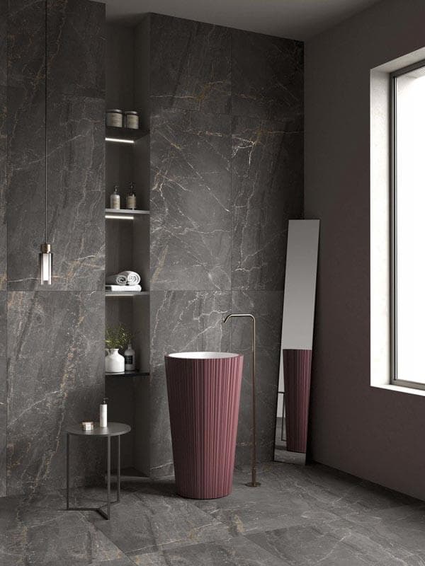 Πλακάκι Dado Charme Black 60x120cm Ματ Rect - 4