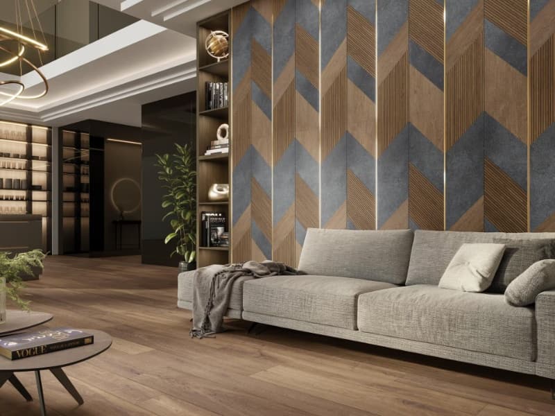 Πλακάκι Porcelanosa Gent Stone 3D Roble 60x150cm Ματ Rect - 3
