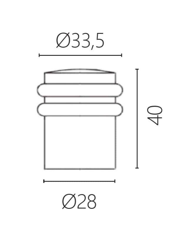 Στοπ Πόρτας Zogometal 5050 Ματ Χρώμιο - 2