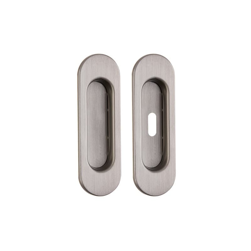 Χούφτα Συρόμενης Πόρτας Zogometal 303 Titanium Blair 12,5x3,9cm | με Οπή και Χωρίς