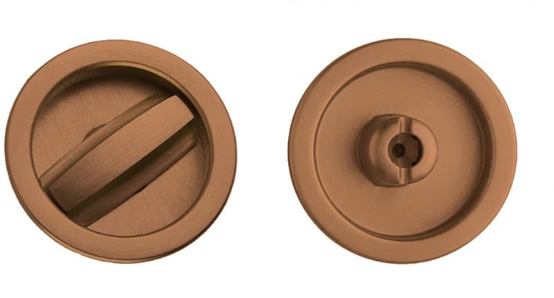 Χούφτα Συρόμενης Πόρτας με Κλείστρο Zogometal 1871 Copper Aged Ø5,9cm