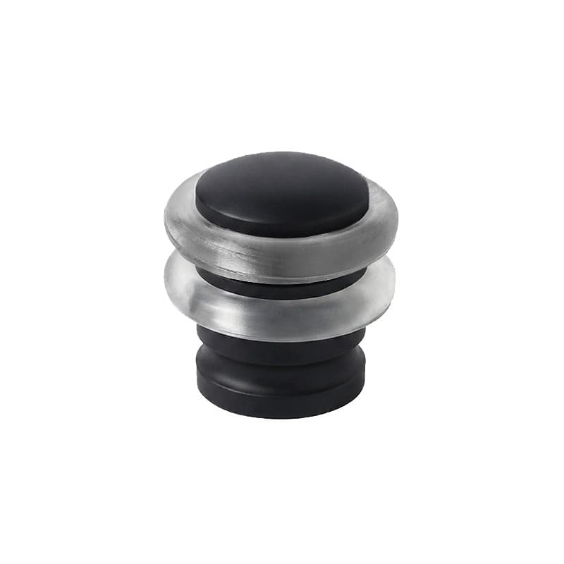 Στοπ Πόρτας Zogometal 958 Φ3,3x3,2cm Ματ Μαύρο