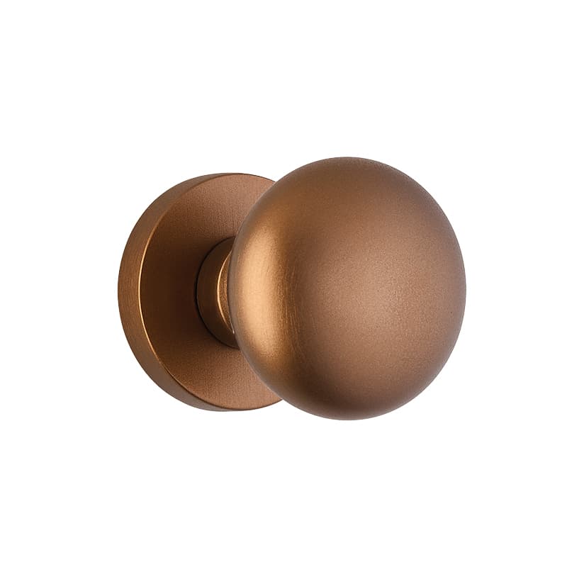 Πόμολα Πόρτας με Ροζέτα Zogometal 183 Copper Aged