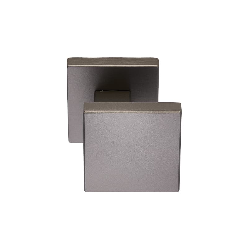 Πόμολα Πόρτας με Ροζέτα Zogometal 356 Graphite Smoked