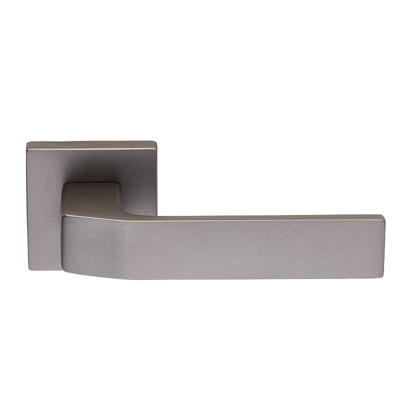 Πόμολα Πόρτας με Ροζέτα Zogometal 396 Graphite Smoked