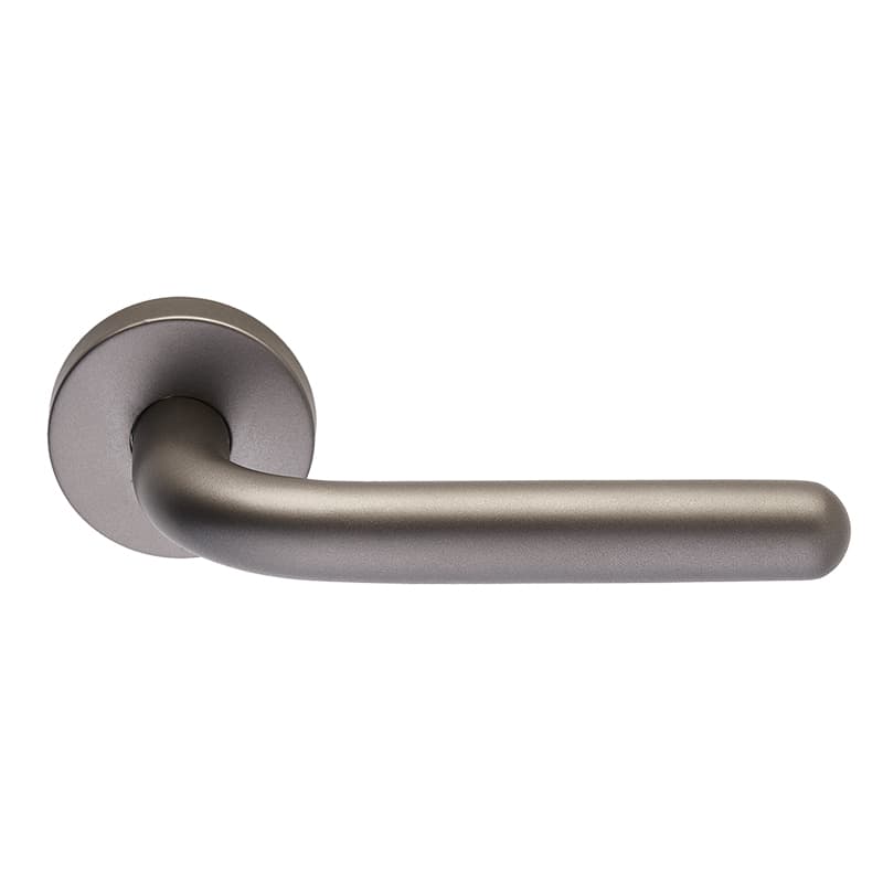 Πόμολα Πόρτας με Ροζέτα Zogometal 2211 Graphite Smoked