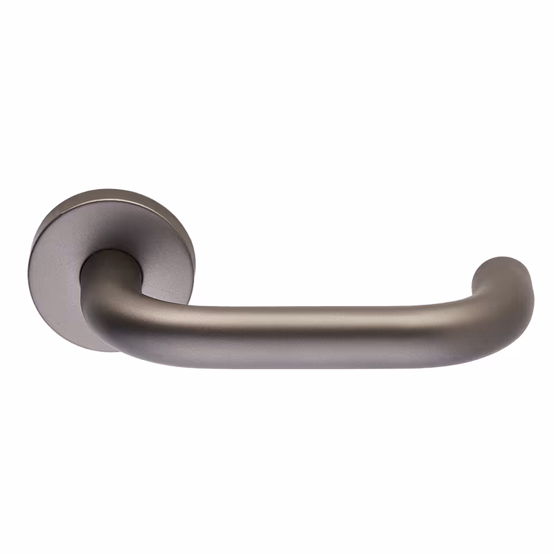 Πόμολα Πόρτας με Ροζέτα Zogometal 2221 Graphite Smoked