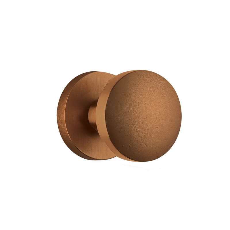 Πόμολα Πόρτας με Ροζέτα Zogometal 2241 Copper Aged