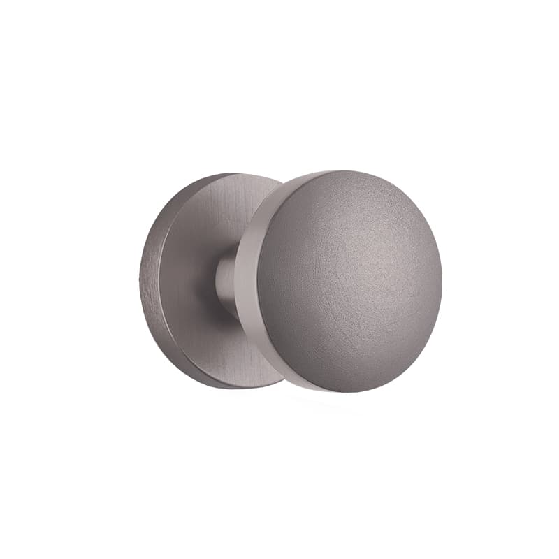 Πόμολα Πόρτας με Ροζέτα Zogometal 2241 Graphite Smoked