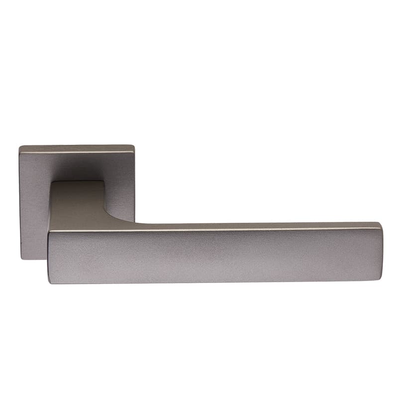 Πόμολα Πόρτας με Ροζέτα Zogometal 2256 Graphite Smoked
