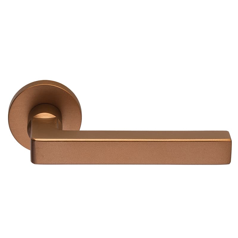 Πόμολα Πόρτας με Ροζέτα Zogometal 2291 Copper Aged