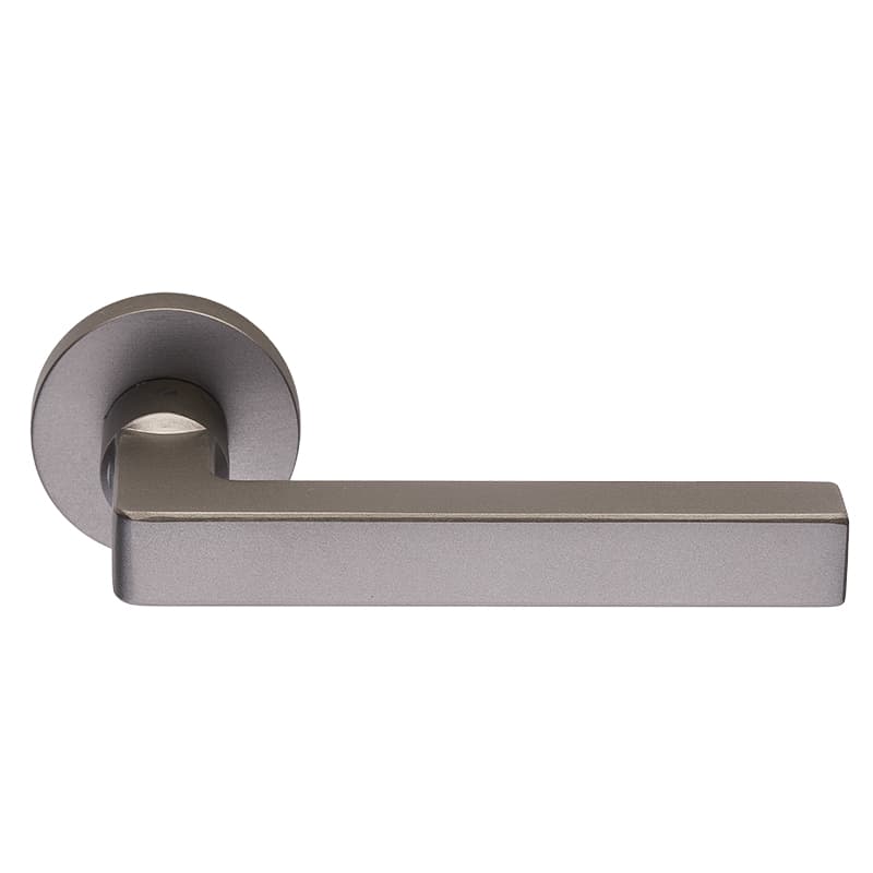 Πόμολα Πόρτας με Ροζέτα Zogometal 2291 Graphite Smoked