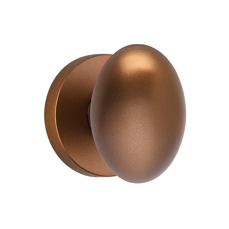Πόμολα Πόρτας με Ροζέτα Zogometal 184 Copper Aged