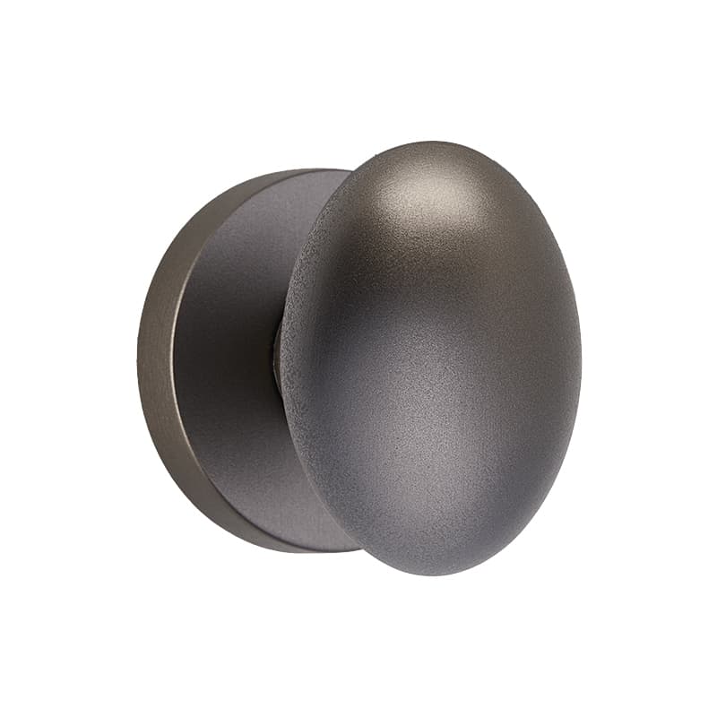 Πόμολα Πόρτας με Ροζέτα Zogometal 184 Graphite Smoked
