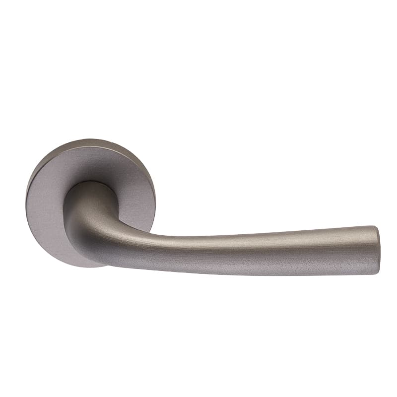 Πόμολα Πόρτας με Ροζέτα Zogometal 201 Graphite Smoked