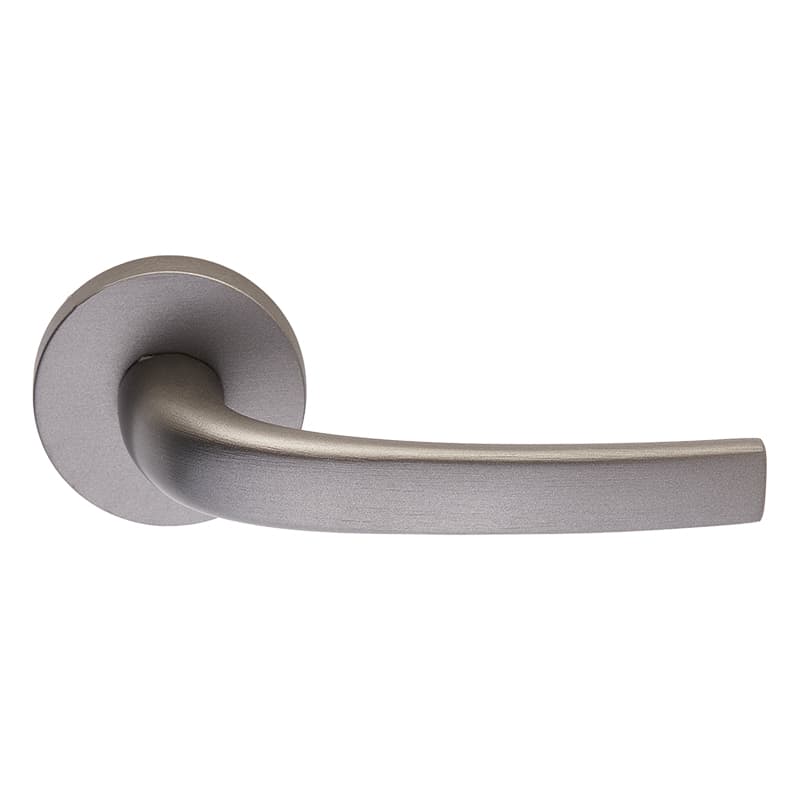 Πόμολα Πόρτας με Ροζέτα Zogometal 302 Graphite Smoked