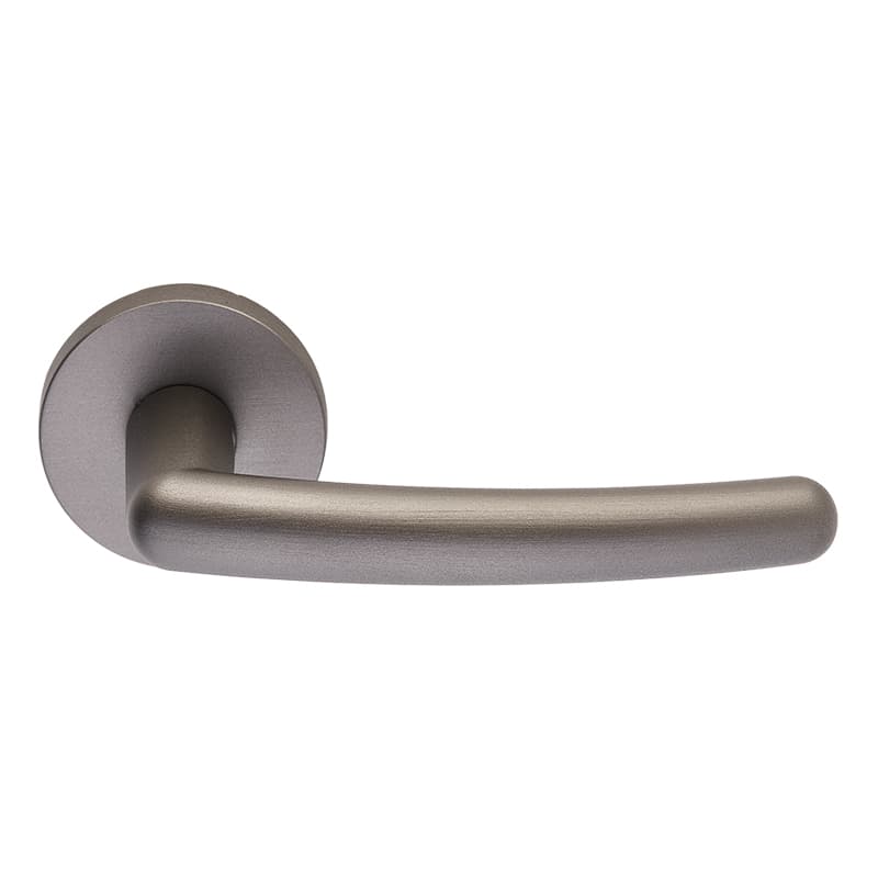 Πόμολα Πόρτας με Ροζέτα Zogometal 304 Graphite Smoked
