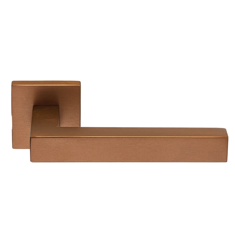 Πόμολα Πόρτας με Ροζέτα Zogometal 2236 Copper Aged